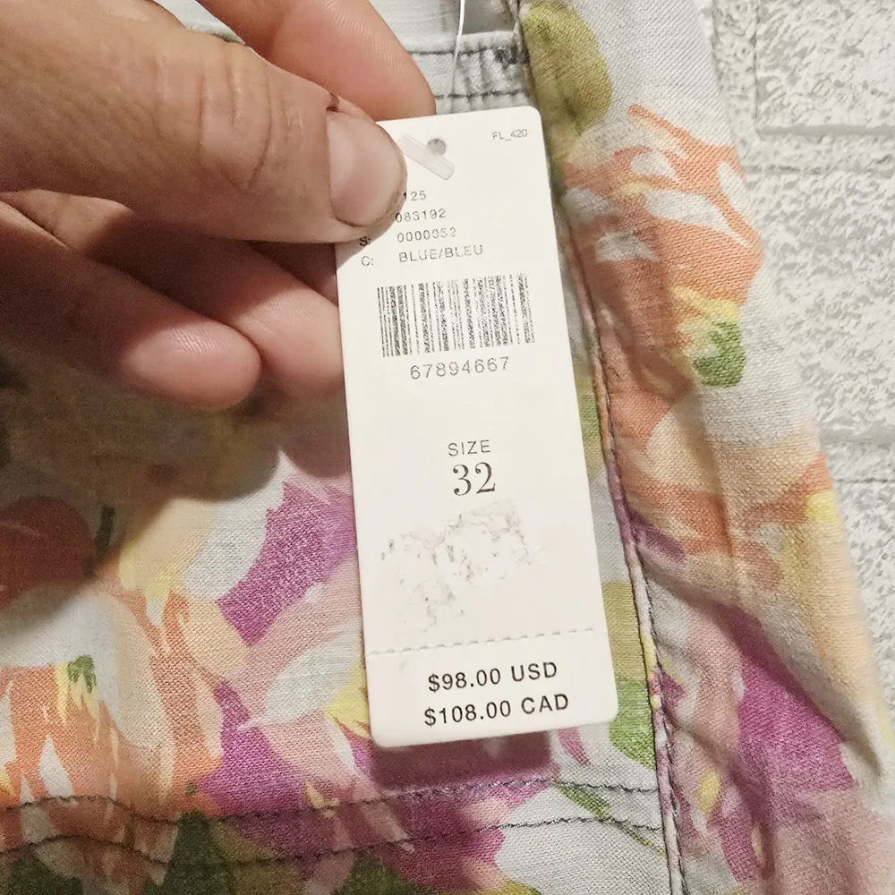 Anthropologie Floral High-Rise‎ Shorts - Picture 4 of 9